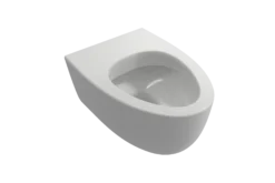 BOCCHI Milano Wall-hung Elongated Toilet Bowl Matte White, 1632-002-0129