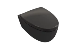 BOCCHI Milano Wall-hung Elongated Toilet Bowl Matte Black, 1632-004-0129