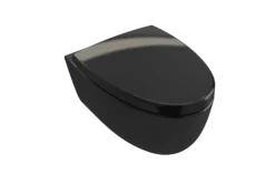 BOCCHI Milano Wall-hung Elongated Toilet Bowl Black, 1632-005-0129