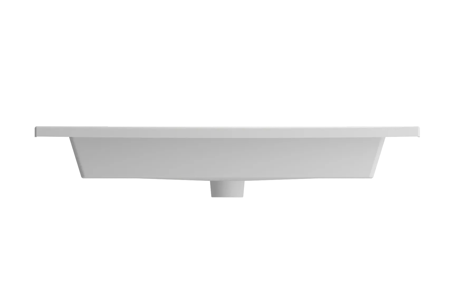 BOCCHI Ravenna 32" Rectangle Wallmount Fireclay Bathroom Sink, Matte White, 3 Faucet Hole, 1113-002-0127