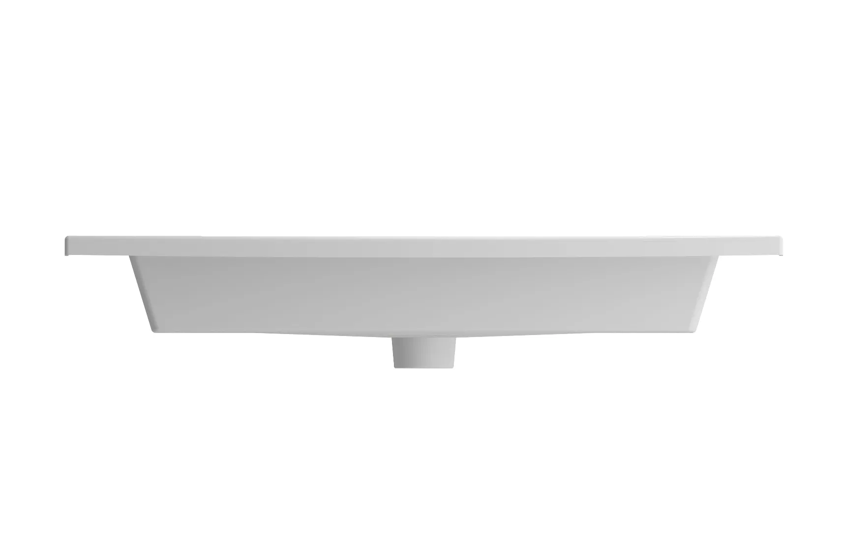 BOCCHI Ravenna 32" Rectangle Wallmount Fireclay Bathroom Sink, Matte White, 3 Faucet Hole, 1113-002-0127