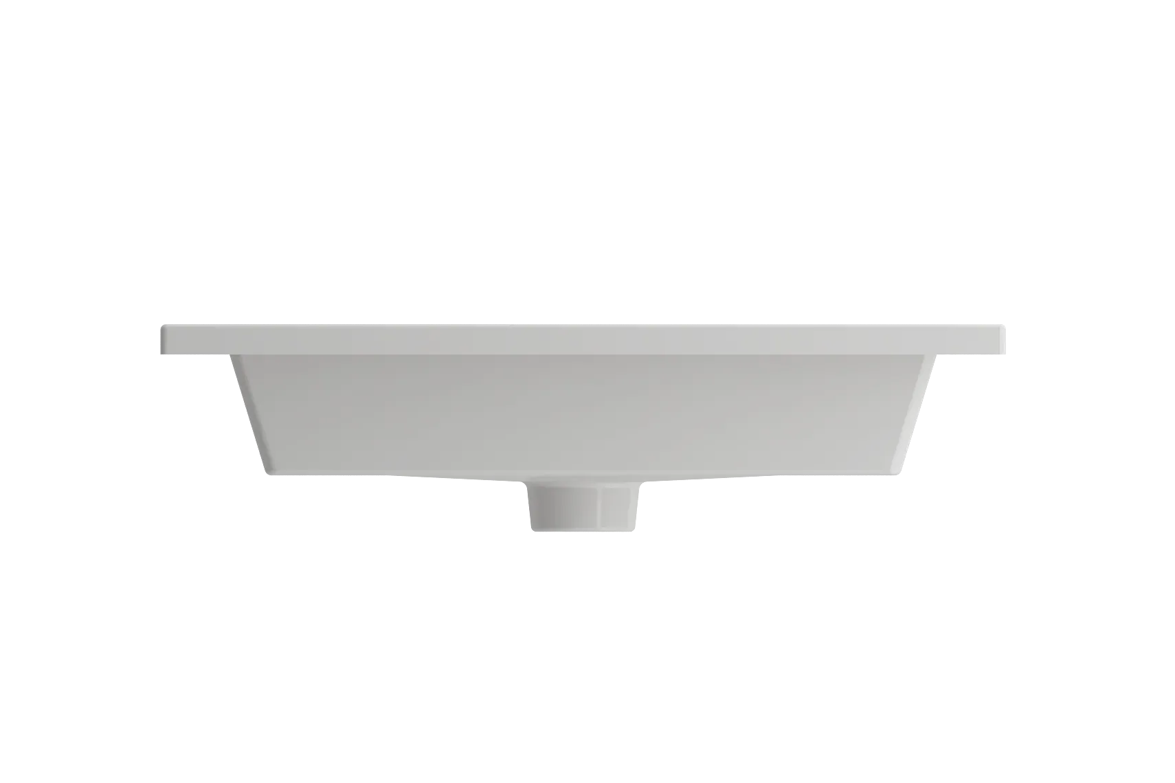 BOCCHI Ravenna 25" Rectangle Wallmount Fireclay Bathroom Sink, White, 3 Faucet Hole, 1161-001-0127