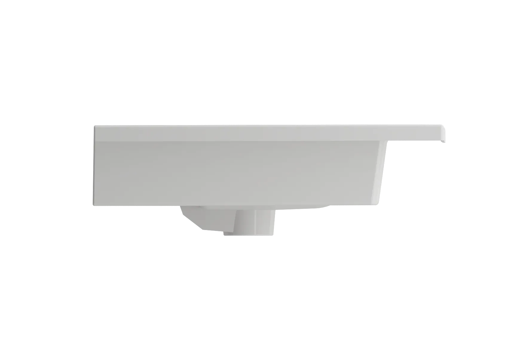 BOCCHI Ravenna 32" Rectangle Wallmount Fireclay Bathroom Sink, White, 3 Faucet Hole, 1113-001-0127