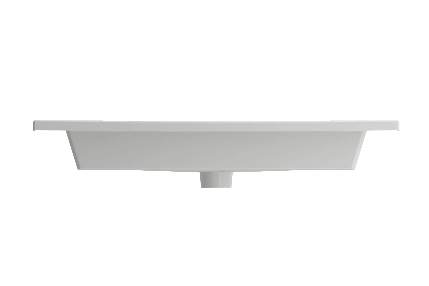 BOCCHI Ravenna 32" Rectangle Wallmount Fireclay Bathroom Sink, White, 3 Faucet Hole, 1113-001-0127
