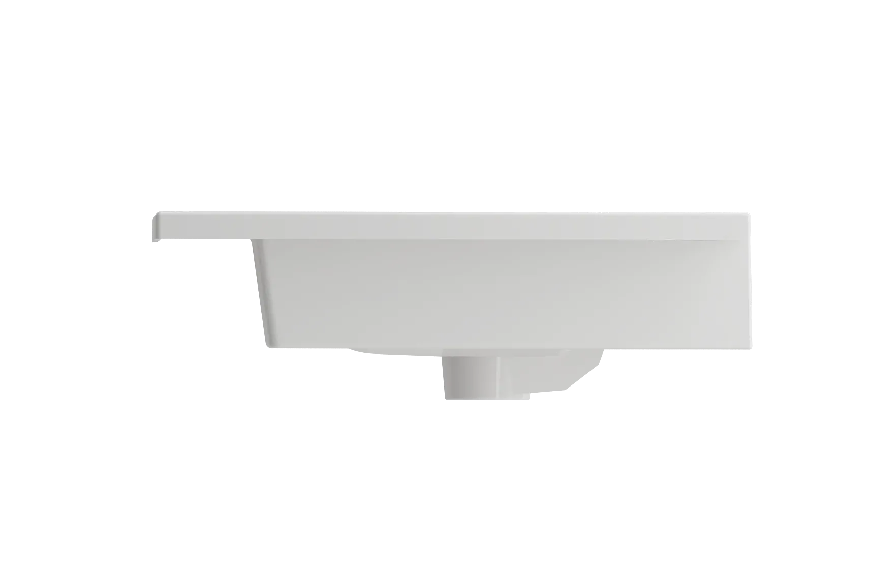BOCCHI Ravenna 32" Rectangle Wallmount Fireclay Bathroom Sink, White, 3 Faucet Hole, 1113-001-0127
