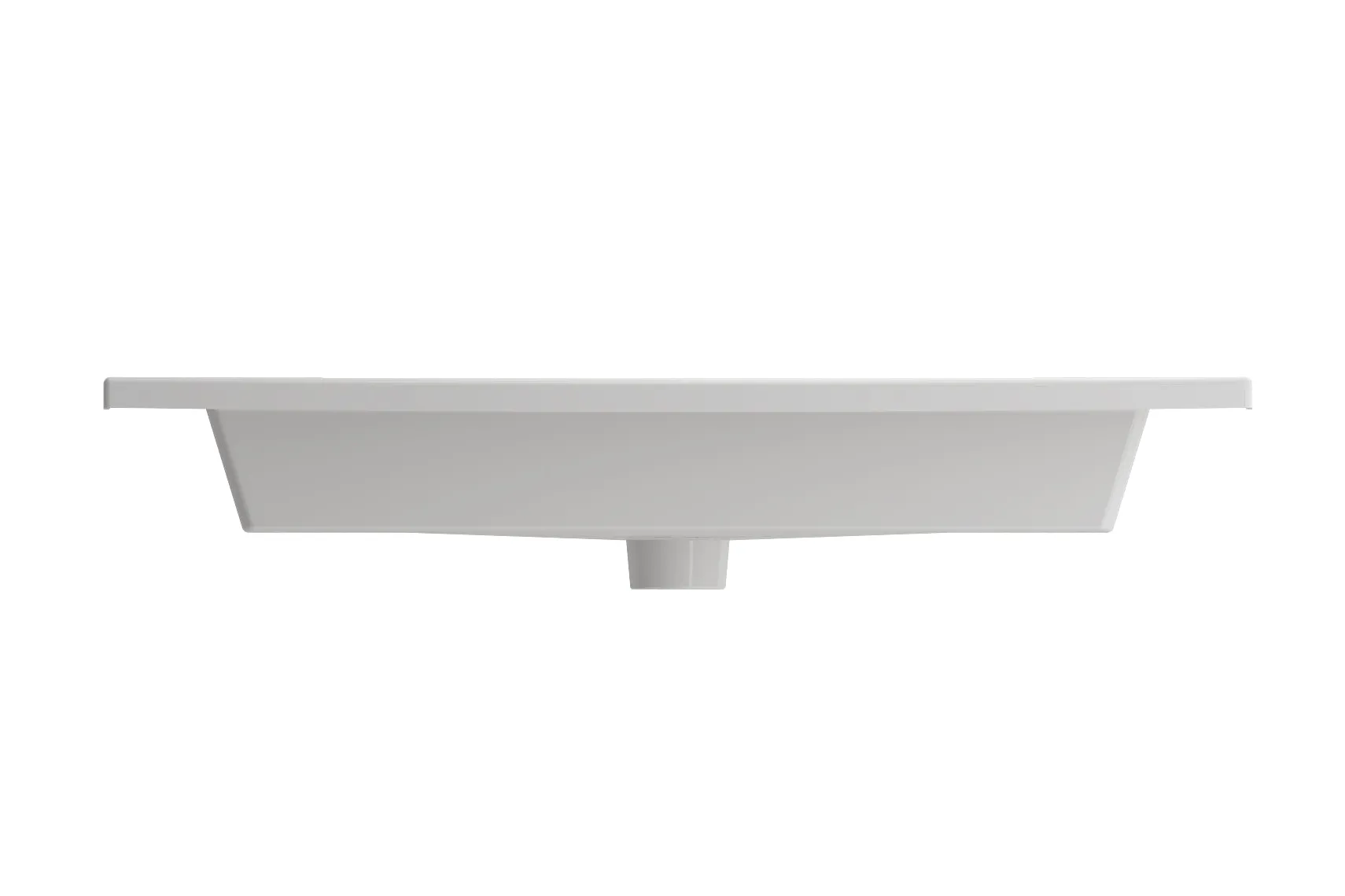 BOCCHI Ravenna 32" Rectangle Wallmount Fireclay Bathroom Sink, White, 3 Faucet Hole, 1113-001-0127