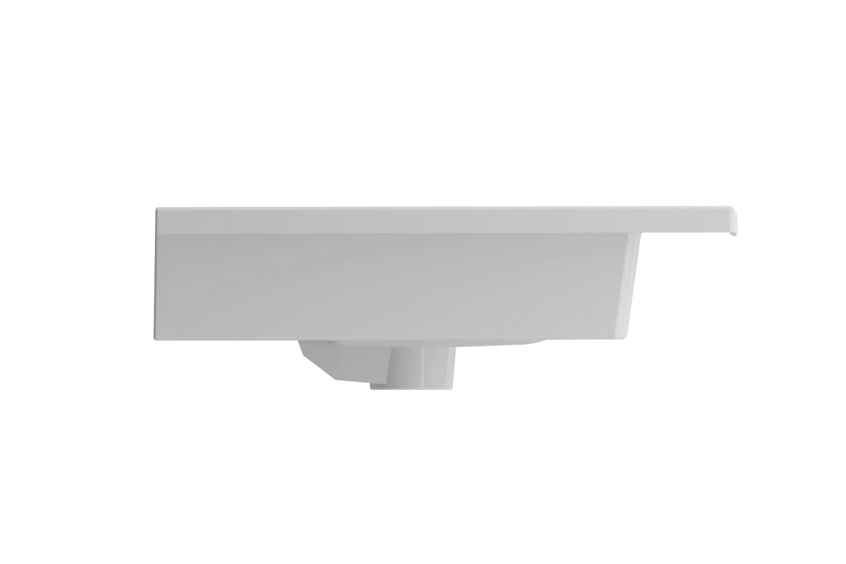 BOCCHI Ravenna 32" Rectangle Wallmount Fireclay Bathroom Sink, White, 3 Faucet Hole, 1113-001-0127