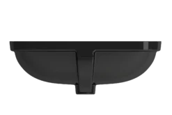 BOCCHI Scala 22" Rectangle Undermount Fireclay Bathroom Sink, Black, 1006-005-0125