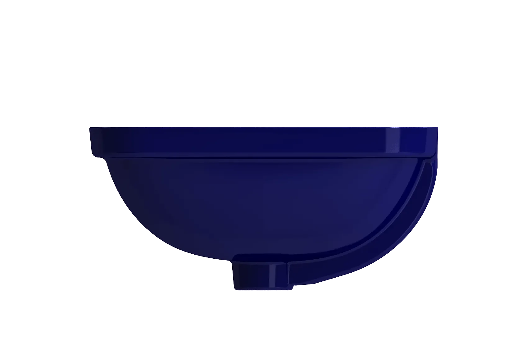 BOCCHI Scala 22" Rectangle Undermount Fireclay Bathroom Sink, Sapphire Blue, 1006-010-0125