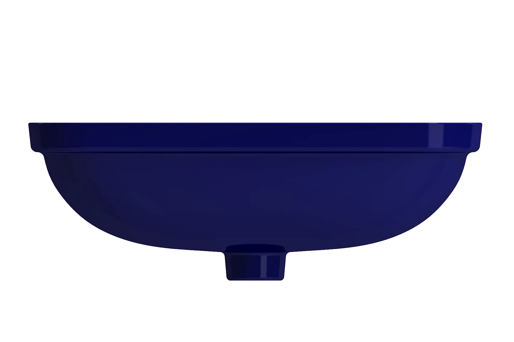 BOCCHI Scala 22" Rectangle Undermount Fireclay Bathroom Sink, Sapphire Blue, 1006-010-0125
