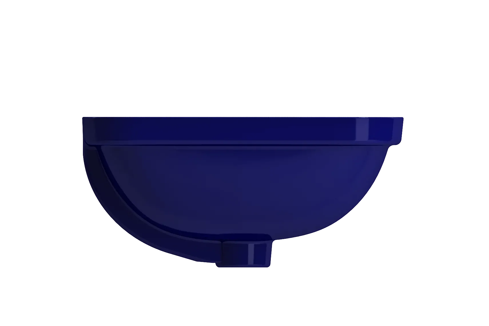 BOCCHI Scala 22" Rectangle Undermount Fireclay Bathroom Sink, Sapphire Blue, 1006-010-0125