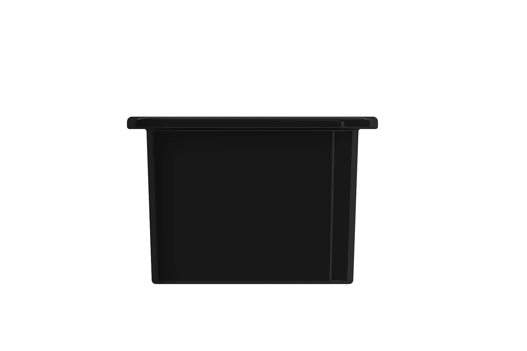 BOCCHI Sotto 12" Fireclay Undermount Single Bowl Bar Sink with Strainer, Black, 1358-005-0120