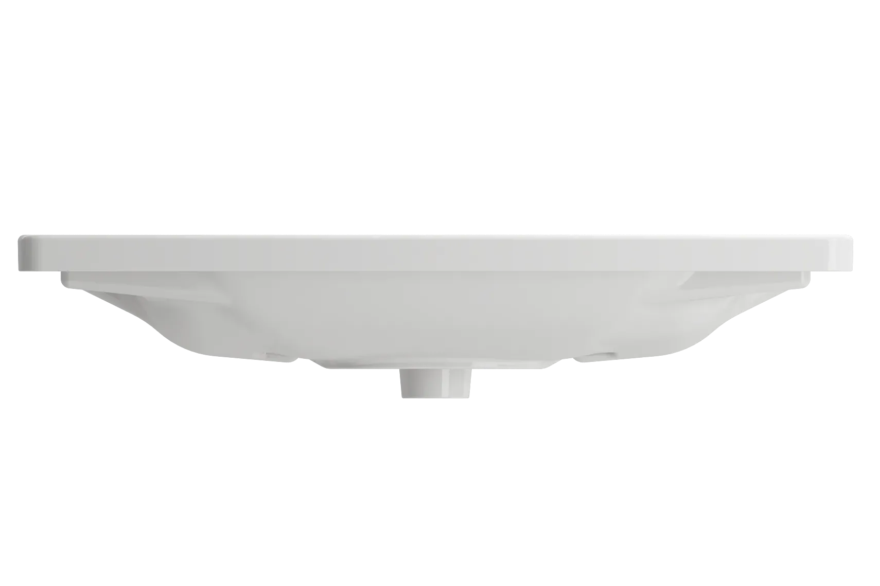 BOCCHI Taormina 34" Rectangle Wallmount Fireclay Bathroom Sink, White, 3 Faucet Hole, 1008-001-0127