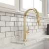BOCCHI Tronto 1.75 GPM Brass Kitchen Faucet, Modern, Brushed Gold, 2026 0001 BG