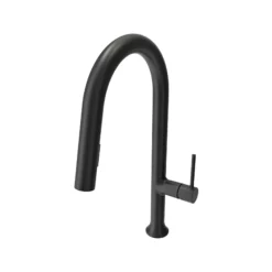 BOCCHI Tronto 1.75 GPM Brass Kitchen Faucet, Modern, Matte Black, 2026 0001 MB