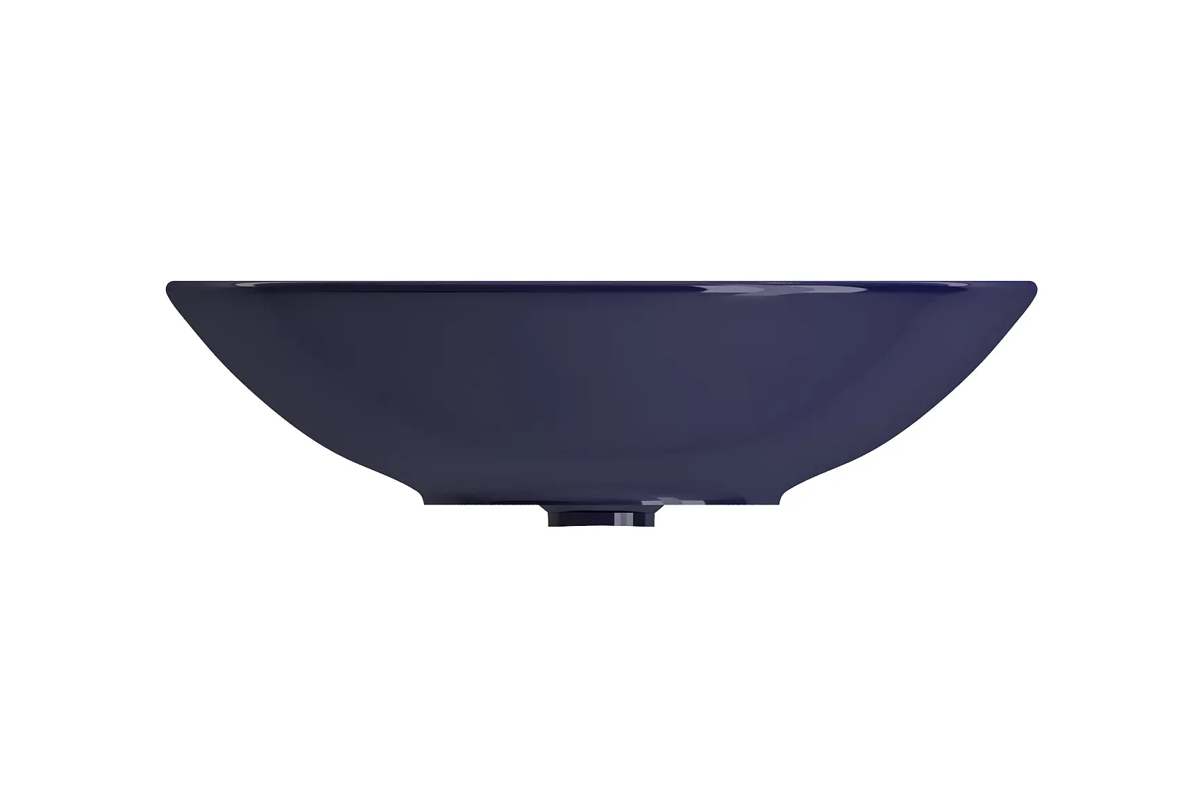 BOCCHI Venezia 16" Round Vessel Fireclay Bathroom Sink, Sapphire Blue, 1120-010-0125
