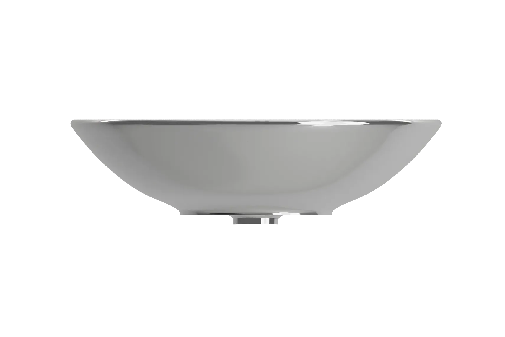 BOCCHI Venezia 16" Round Vessel Fireclay Bathroom Sink, Platinum, 1120-401-0125