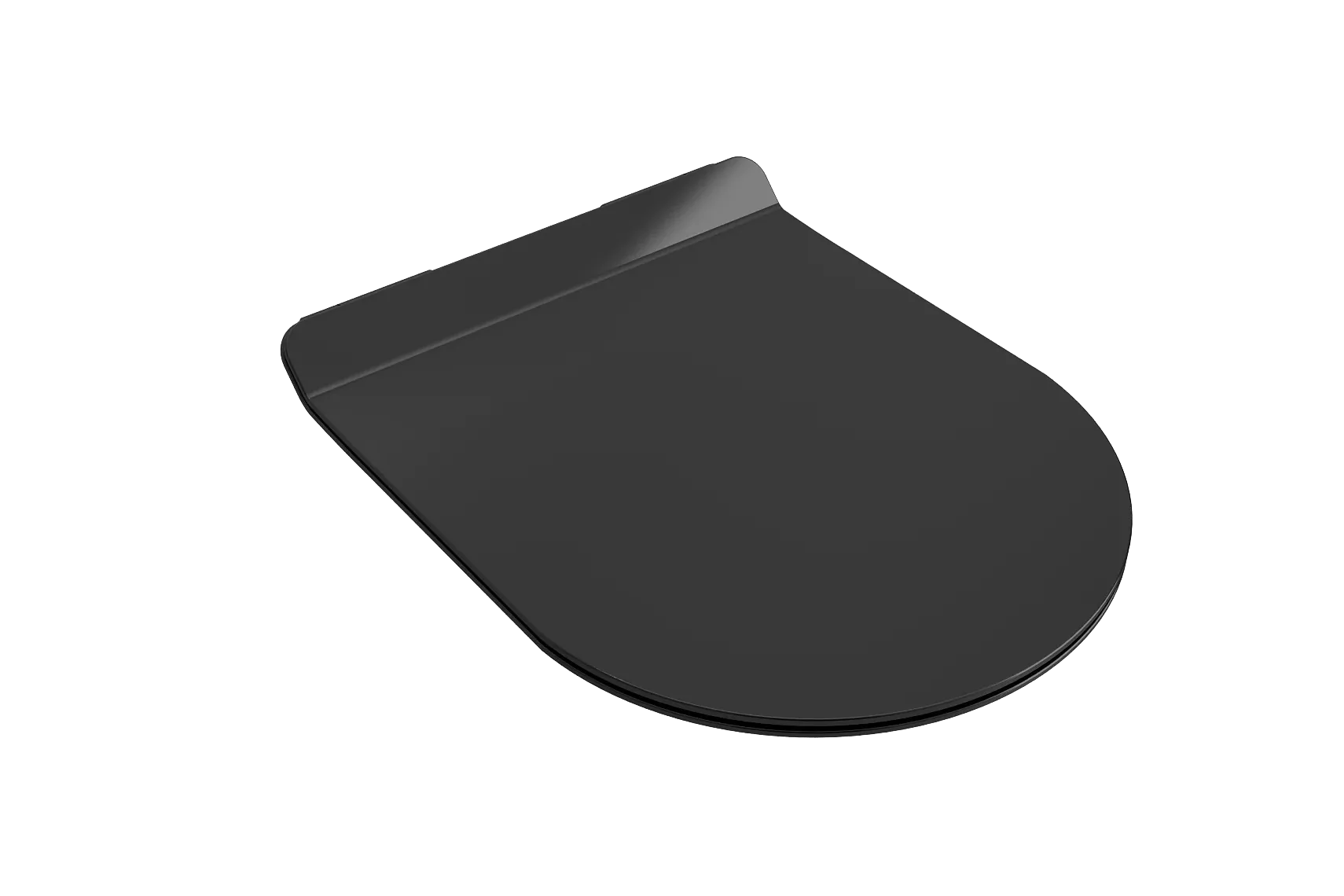 BOCCHI Vettore Soft-Close Toilet Seat in Black, A0330-005