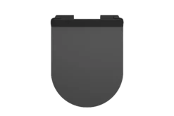 BOCCHI Vettore Soft-Close Toilet Seat in Black, A0330-005
