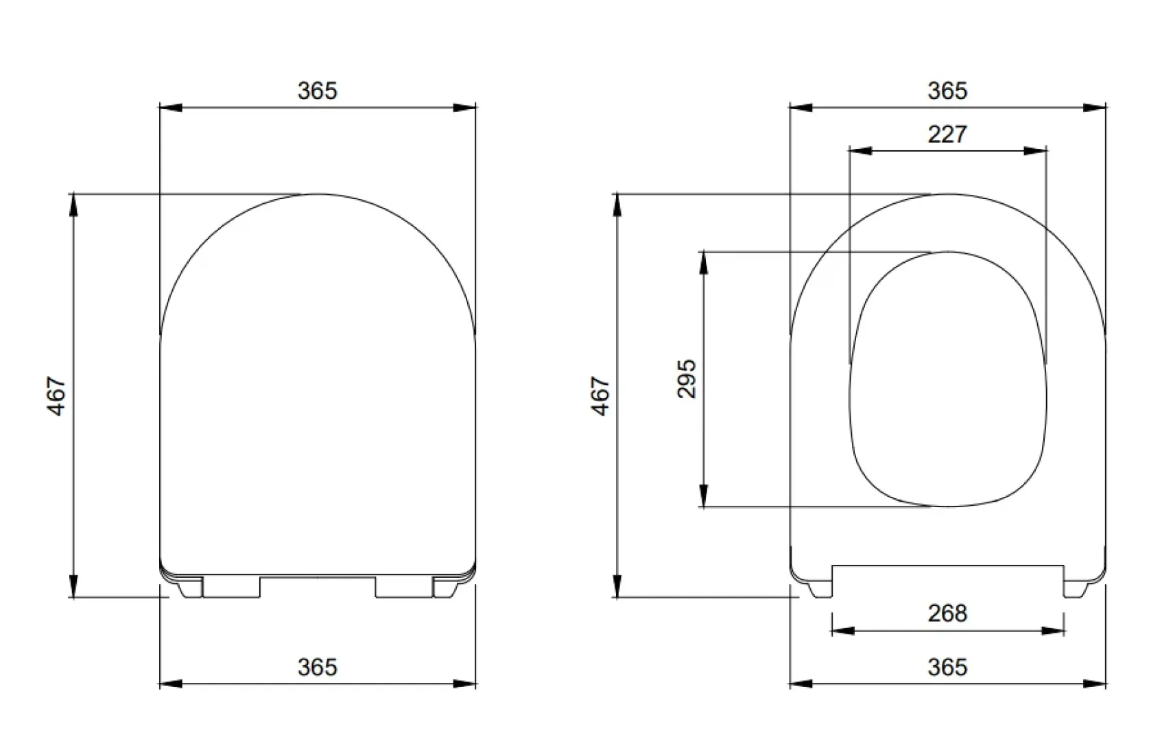 BOCCHI Vettore Soft-Close Toilet Seat in Biscuit, A0330-014