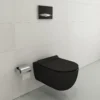 BOCCHI Vettore Wall-Hung Toilet Bowl in Matte Black, 1416-004-0129
