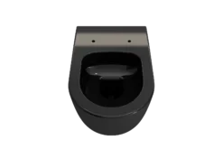 BOCCHI Vettore Wall-Hung Toilet Bowl in Black, 1416-005-0129