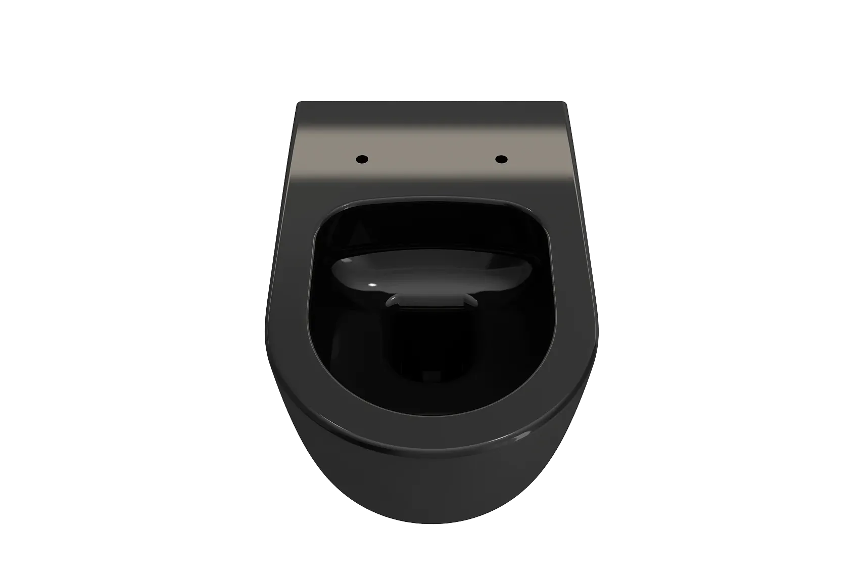 BOCCHI Vettore Wall-Hung Toilet Bowl in Black, 1416-005-0129