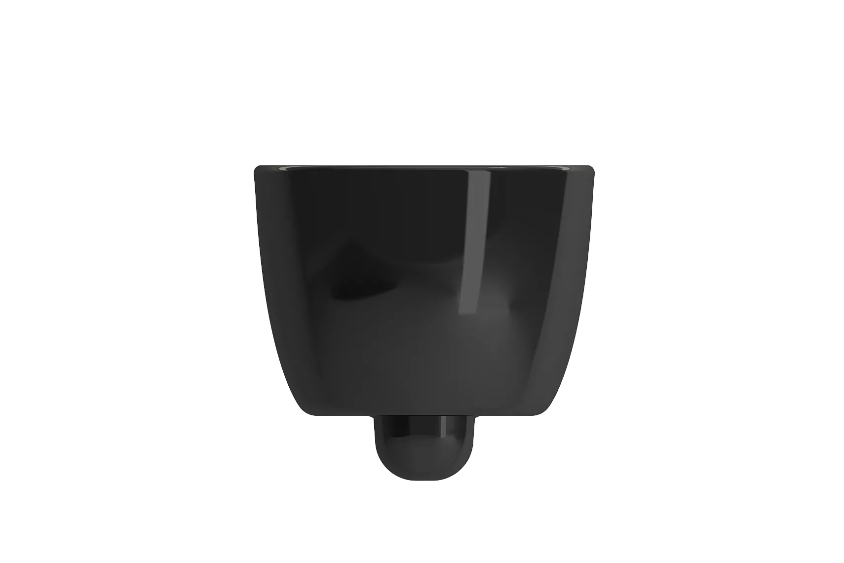 BOCCHI Vettore Wall-Hung Toilet Bowl in Black, 1416-005-0129