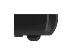 BOCCHI Vettore Wall-Hung Toilet Bowl in Black, 1416-005-0129