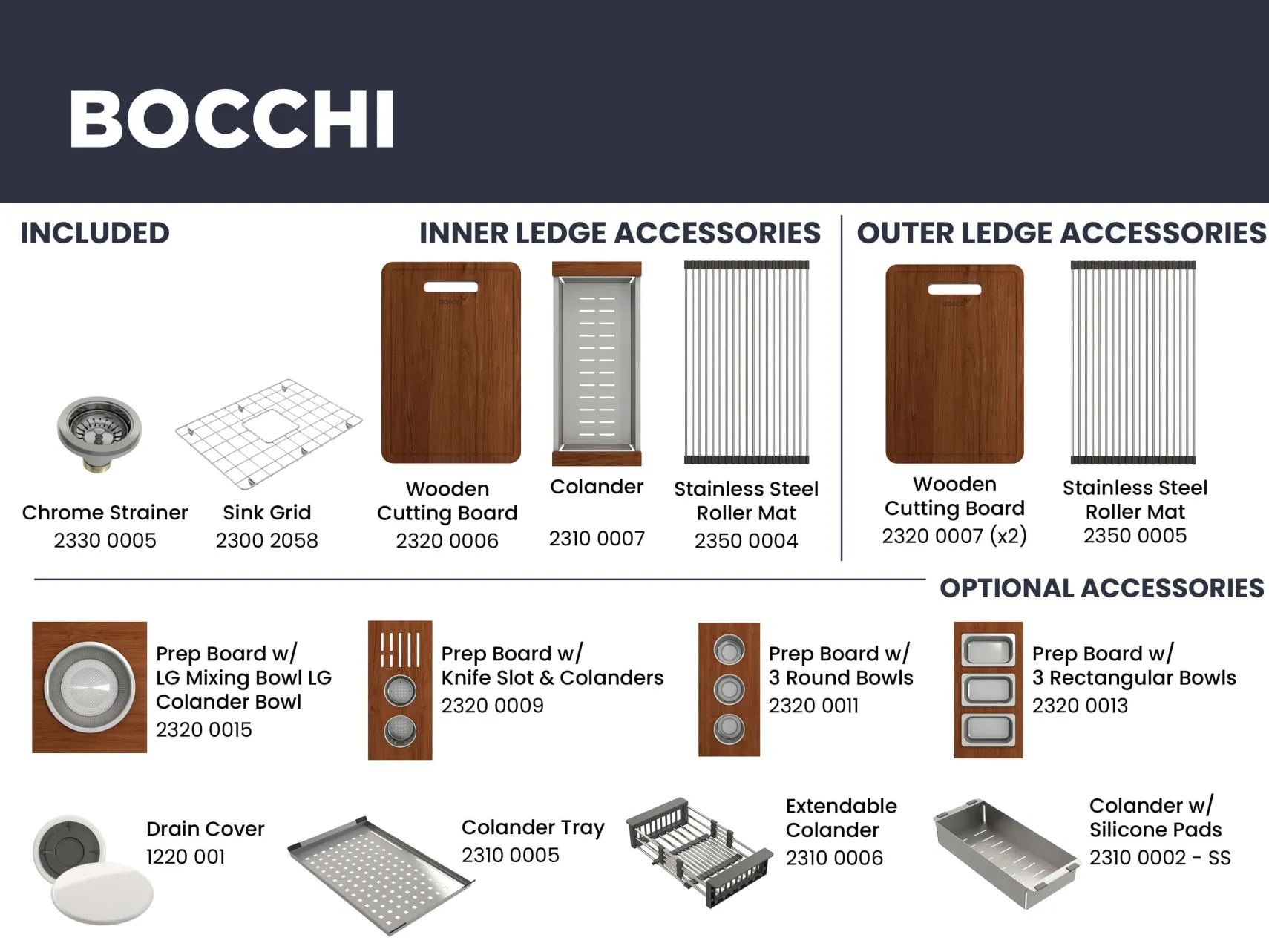 BOCCHI Baveno Uno 27" Dual Mount Fireclay Workstation Kitchen Sink Kit with Accessories, Matte Gray, 1633-006-0127