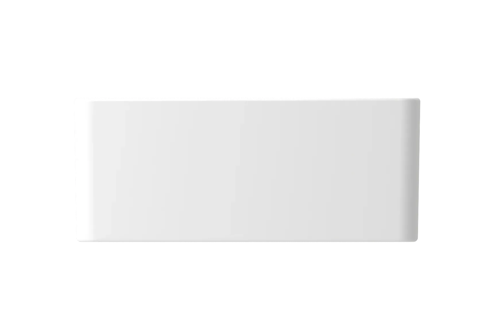 BOCCHI Classico 24" Fireclay Farmhouse Apron Single Bowl Kitchen Sink, Matte White, 1137-002-0120