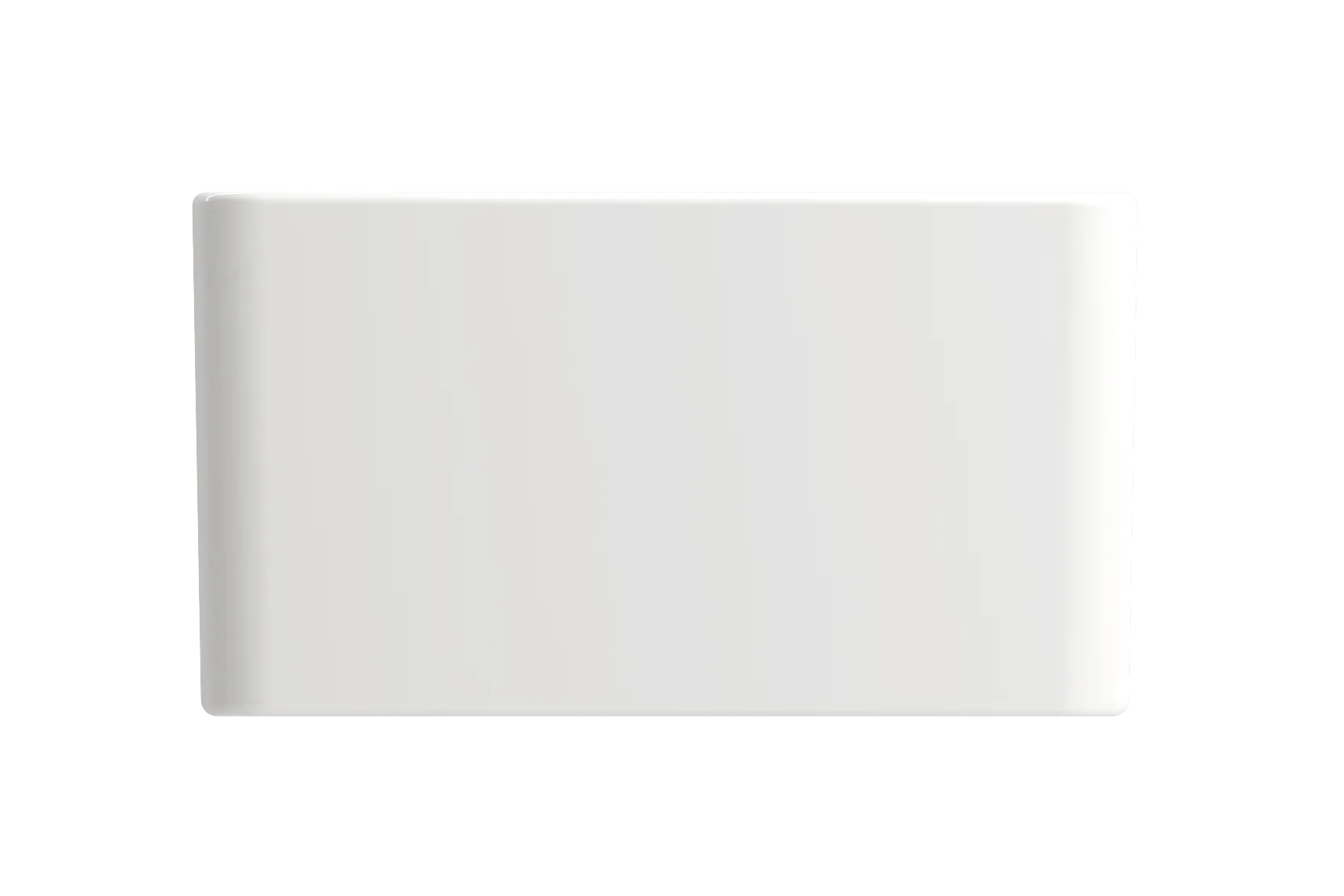 BOCCHI Classico 20" Fireclay Farmhouse Apron Single Bowl Kitchen Sink, White, 1136-001-0120