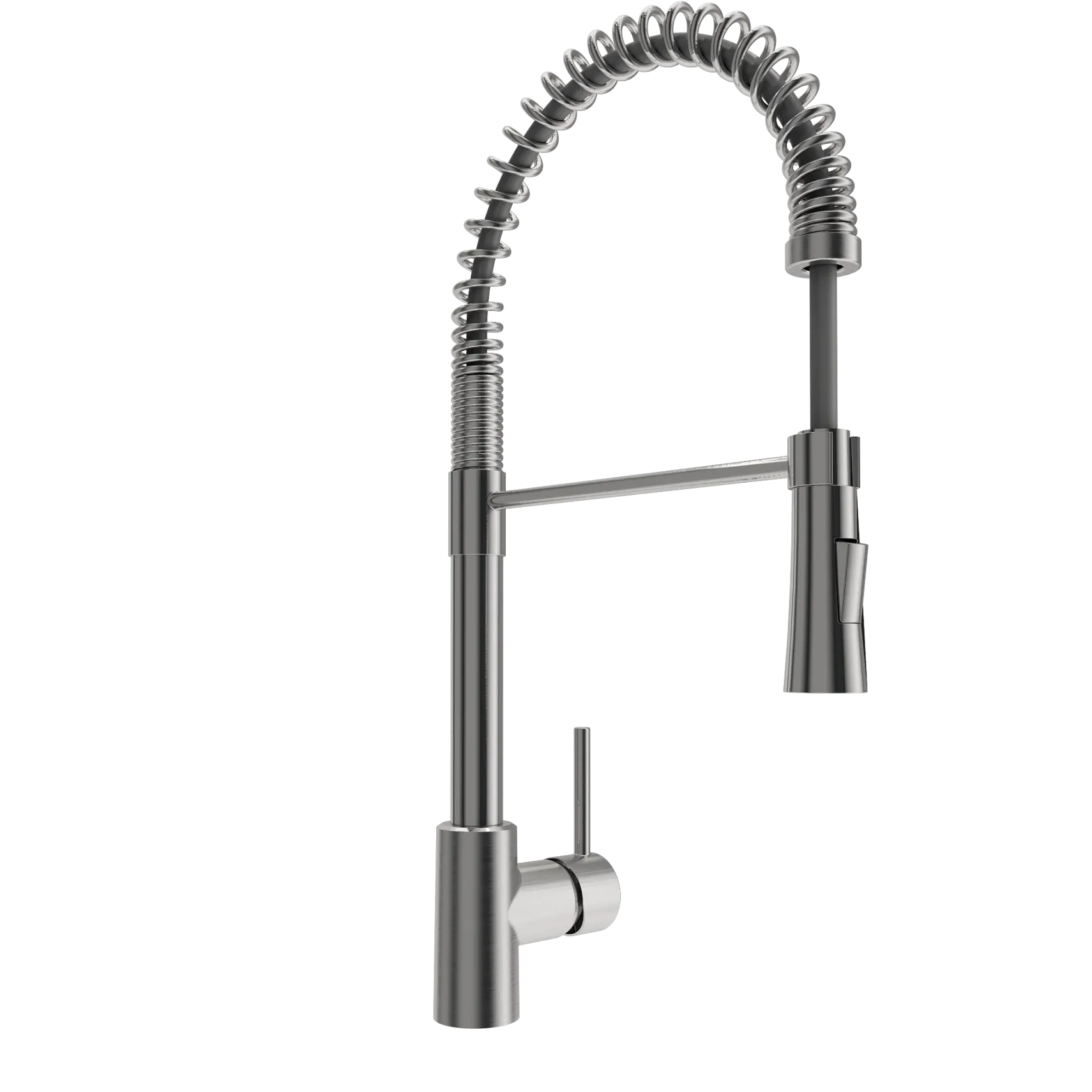BOCCHI Classico 24" Fireclay Farmhouse Sink Kit with Faucet and Accessories, White (sink) / Stainless Steel (faucet), 1137-001-2024SS