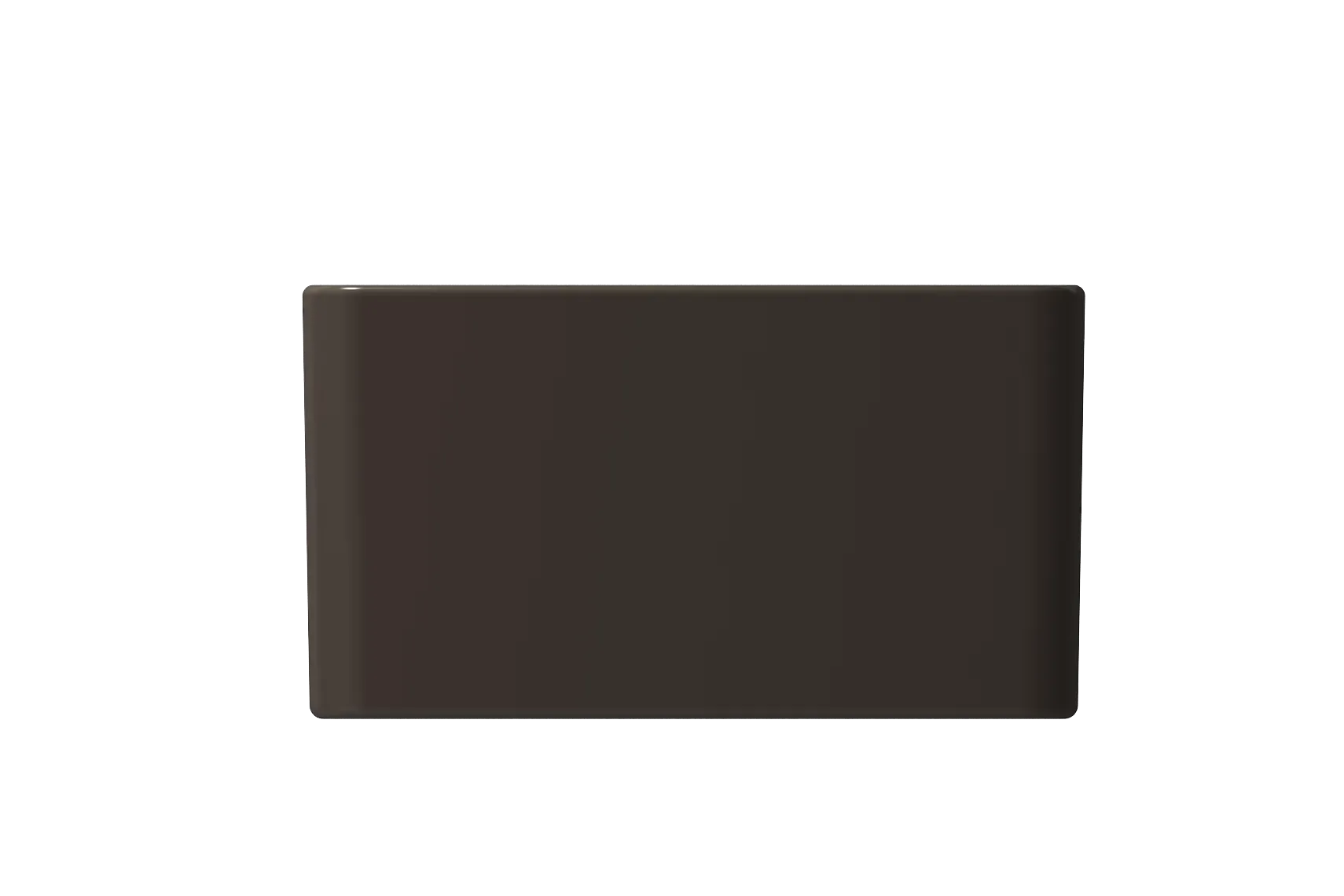 BOCCHI Classico 33" Fireclay Farmhouse Apron 50/50 Double Bowl Kitchen Sink, Matte Brown, 1139-025-0120