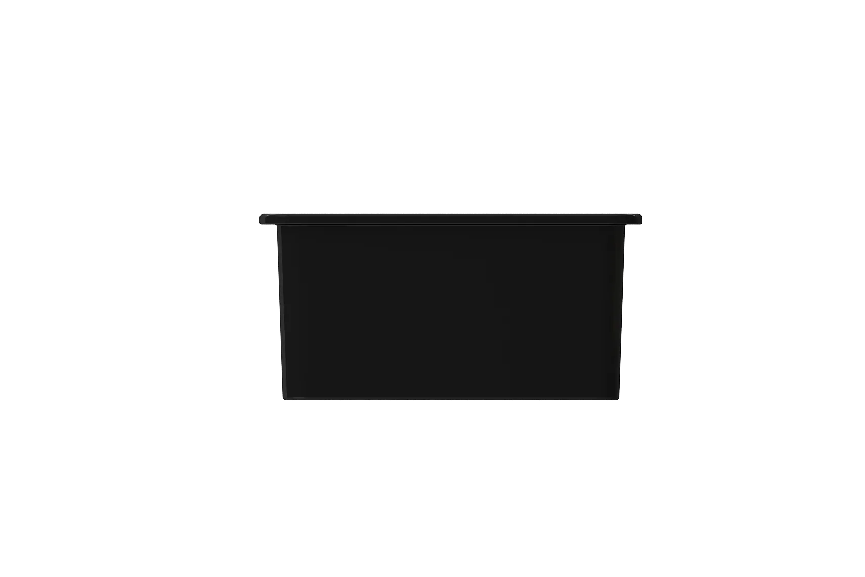 BOCCHI Sotto 32" Fireclay Undermount Single Bowl Kitchen Sink, Black, 1362-005-0120