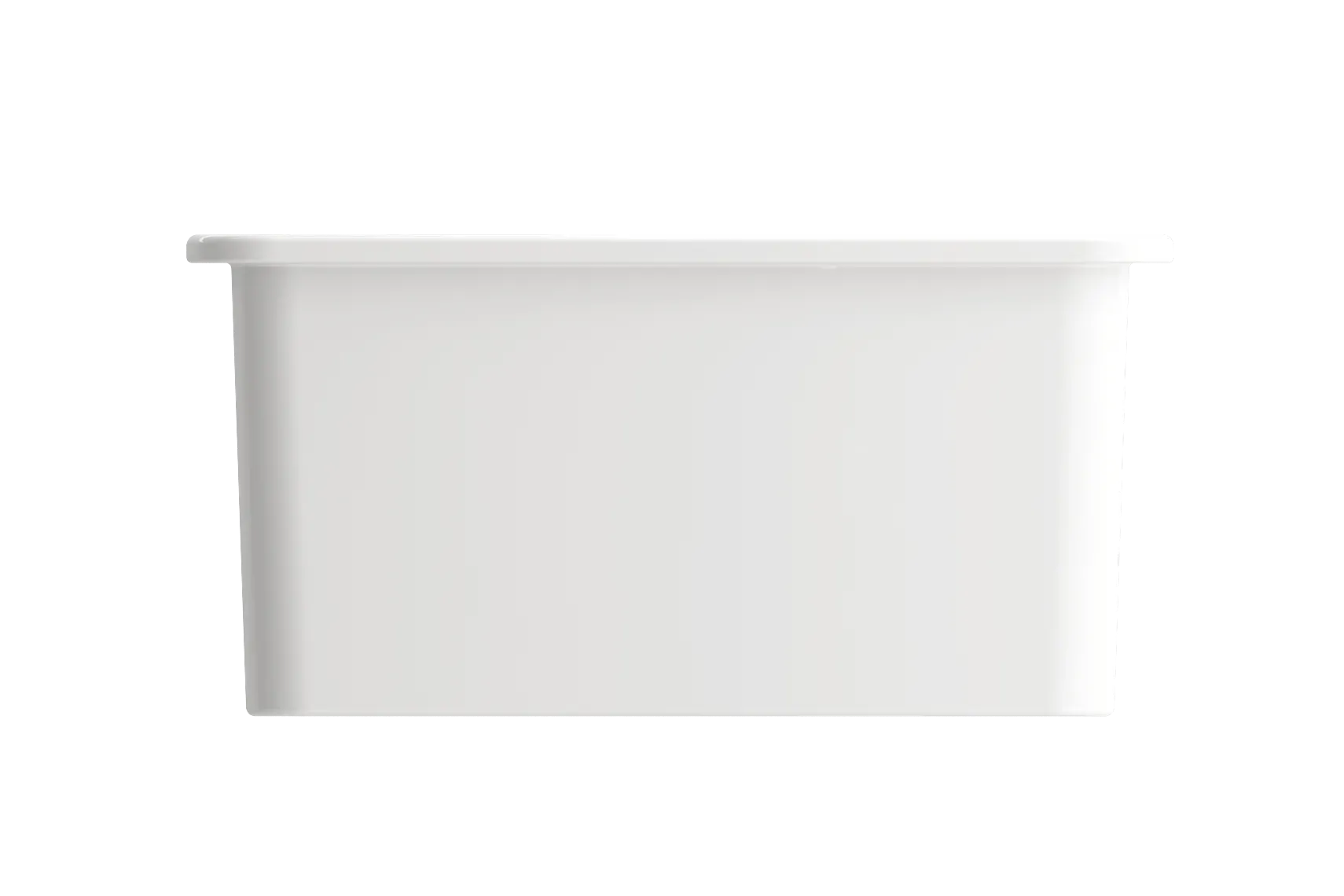 BOCCHI Sotto 27" White Fireclay Dual Mount Single Bowl Kitchen Sink Kit with Chrome Faucet and Accessories, 1360-001-2024CH