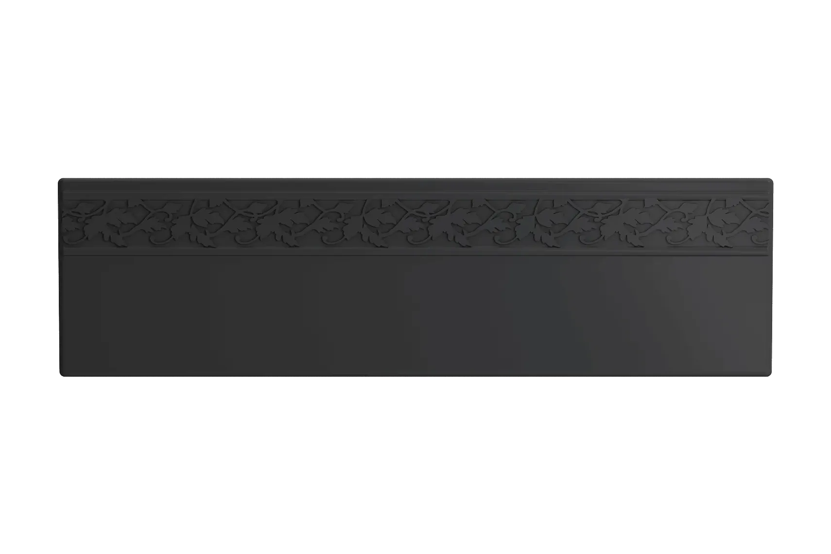 BOCCHI Vigneto 36" Fireclay Farmhouse Apron 50/50 Double Bowl Kitchen Sink, Matte Dark Gray, 1351-020-0120