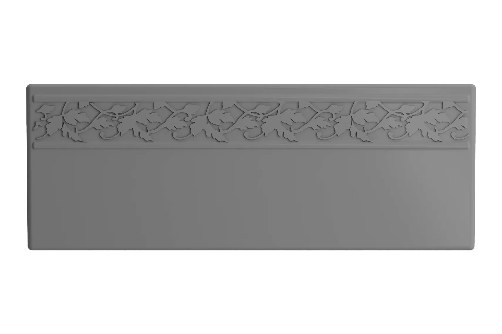 BOCCHI Vigneto 27" Fireclay Farmhouse Apron Single Bowl Kitchen Sink, Matte Gray, 1357-006-0120