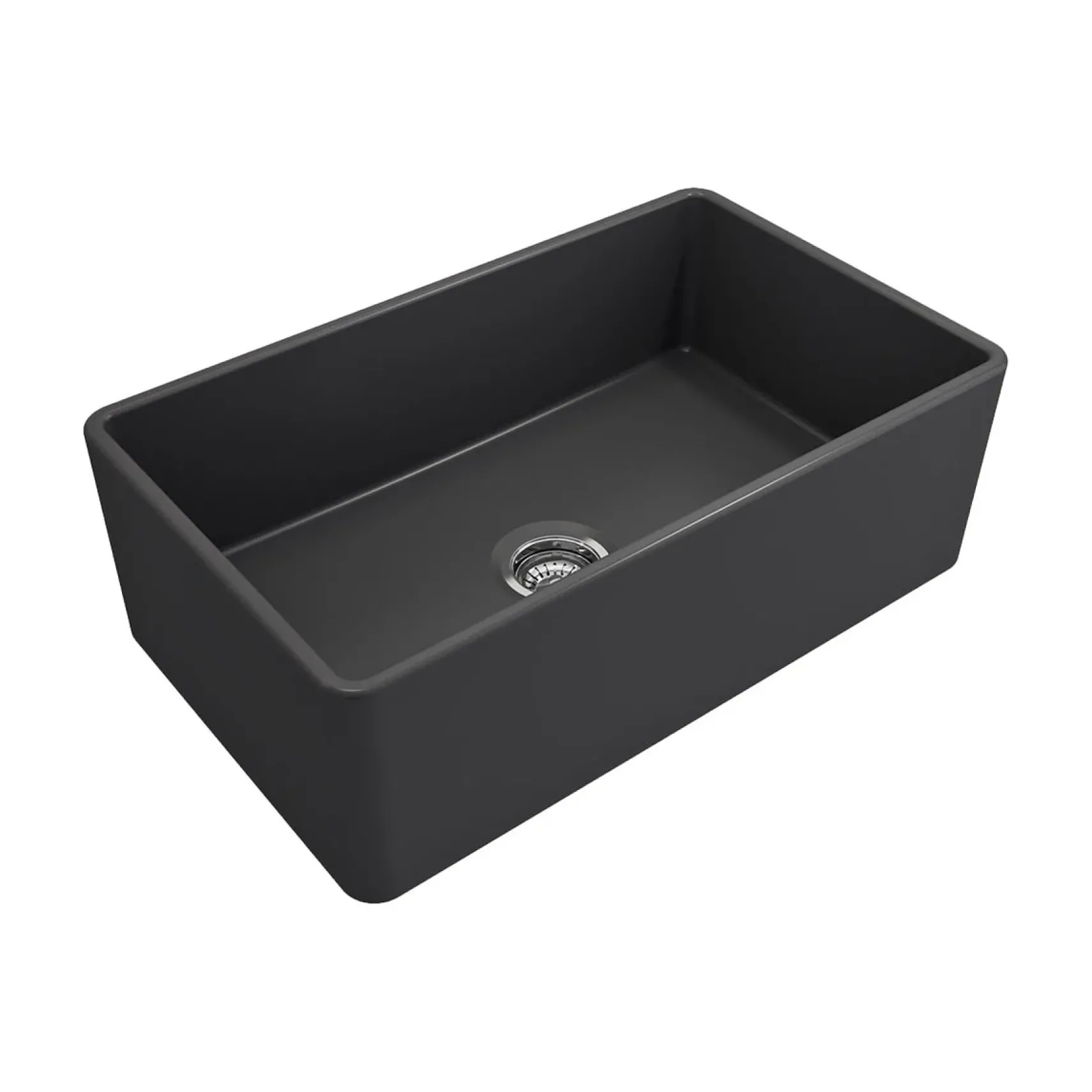 Crestwood 30" Fireclay Farmhouse Sink, Charcoal, CW-CL-30-CHARCOAL