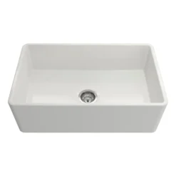 Crestwood 30" Fireclay Farmhouse Sink, White, CW-CL-30-WHITE