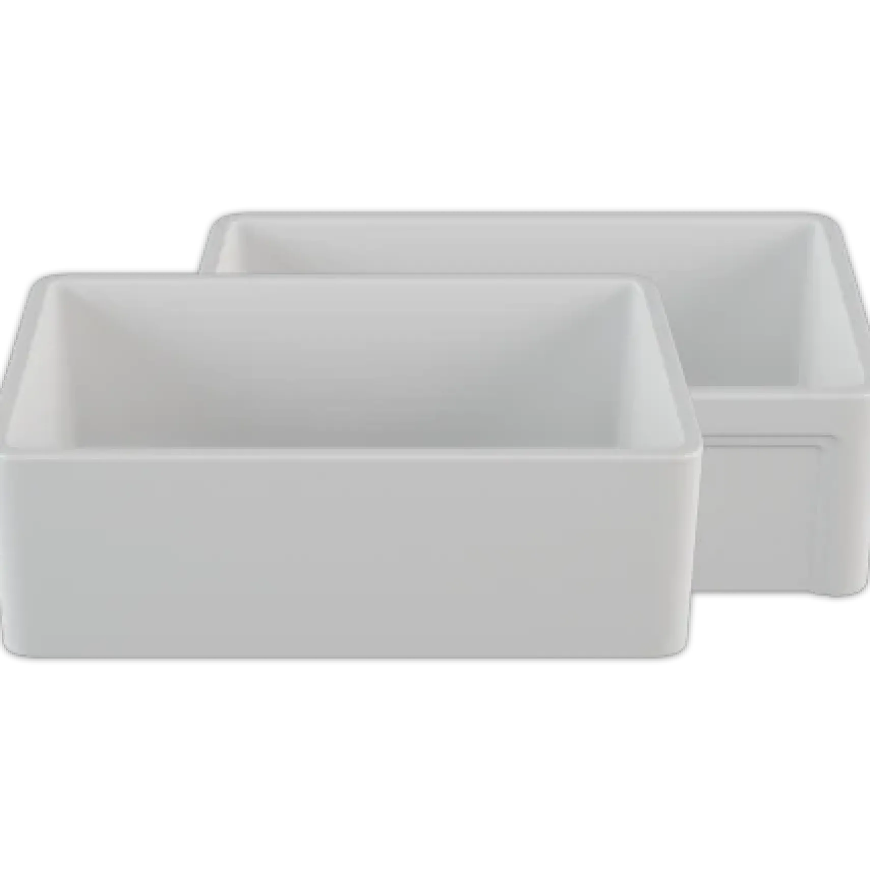 Crestwood 30" White Fireclay Farmhouse Sink, Casement/Smooth Front, CW-8130-W