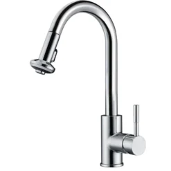 Dawn 16" 1.8 GPM Pull Down Kitchen Faucet, Chrome, AB50 3316C