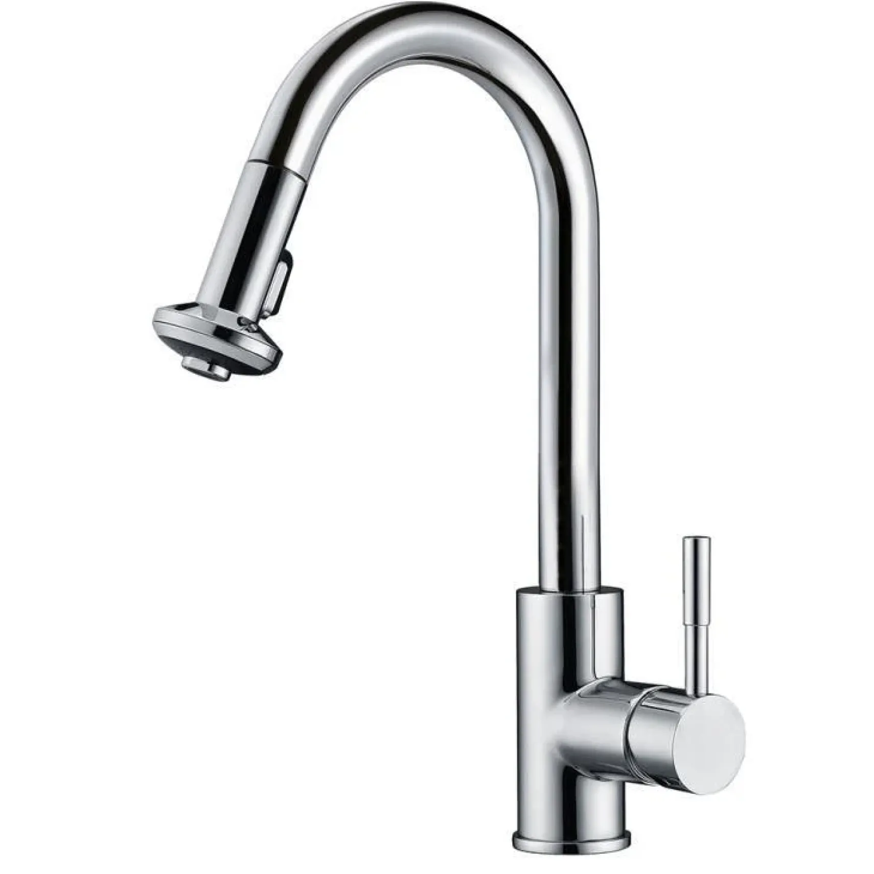 Dawn 16" 1.8 GPM Pull Down Kitchen Faucet, Chrome, AB50 3316C