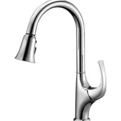 Dawn 15" 1.8 GPM Pull Out Kitchen Faucet, Chrome, AB04 3277C