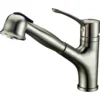 Dawn 9" 1.8 GPM Pull Out Kitchen Faucet, Brushed Nickel, AB50 3712BN
