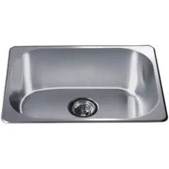 Dawn 22" Stainless Steel Top Mount Kitchen Sink, 3233