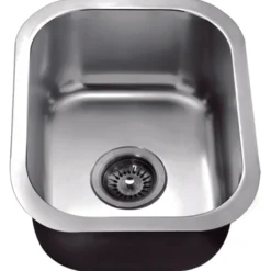 Dawn 14" Stainless Steel Undermount Kitchen Sink, BS1215