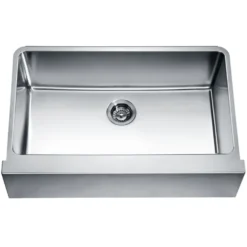 Dawn 33" Stainless Steel Single Bowl Farmhouse Apron Sink, DAF3320