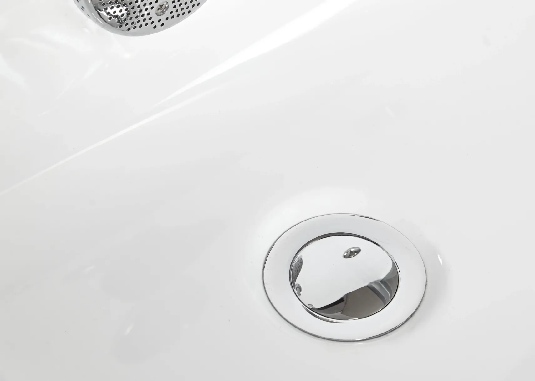 Eago 71" Acrylic Free Standing Rectangle Bathtub, White, AM152ETL-6