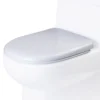 EAGO Plastic, White, R-351SEAT Replacement Soft Closing Toilet Seat for TB351
